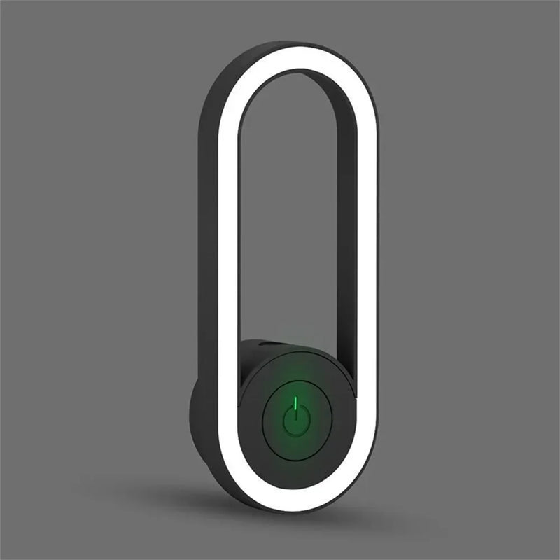 Luminária Repelente Ultrassônica – Afasta Mosquitos 220V preta