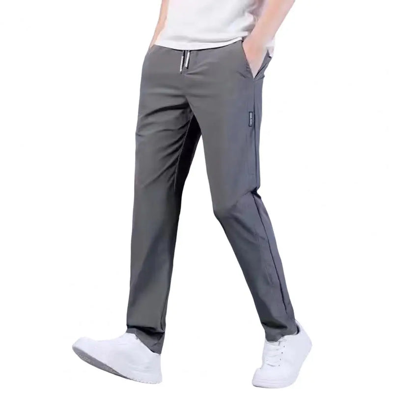 fotografia da Calça Masculina Slim Confort Flex cor cinza escura